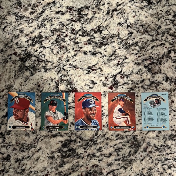 1991 Donruss Diamond Kings Rare baseball card set in excellent condition. - Picture 8 of 9